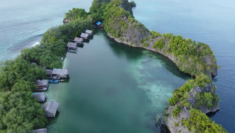 Aerial-Captured-In-Raja-Ampat-In-Indonesia