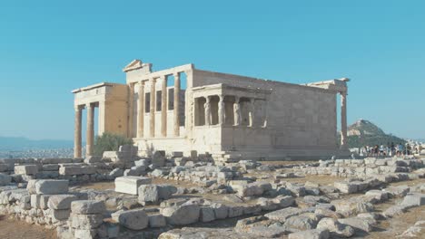 Das-Erehtheio-Oder-Der-Tempel-Von-Athen.-Weitwinkelaufnahme