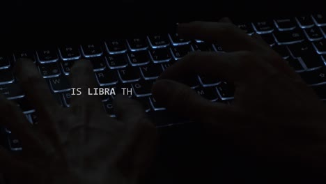 Closeup-of-male-hands-typing-IS-LIBRA-THE-NEW-GLOBAL-CURRENCY