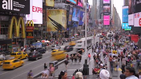 Times-Square,-New-York,-timelapse