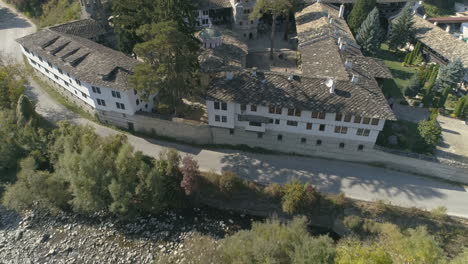 Aerial-footage:-amazing-view-of-Troyan-Monastery-in-the-middle-of-the-Balkan-mountains