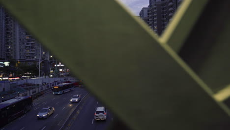 Moving-Along-the-Passerby-Bridge-with-Metal-Beams