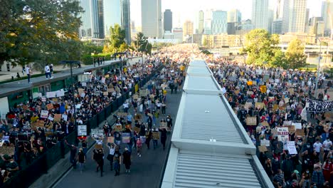 Die-Leute-Kommen-Heraus,-Um-Gegen-Schwarze-Leben-Zu-Protestieren,-Um-Gegen-Gerechtigkeit-Zu-Protestieren