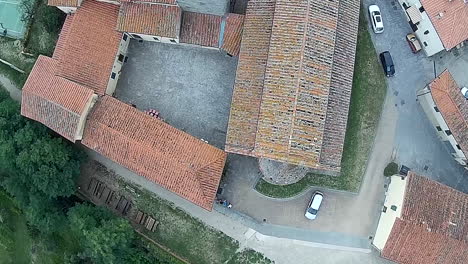 Roman-church-of-Santa-Rita-da-Cascia-in-the-province-of-Florence,-Medieval-age