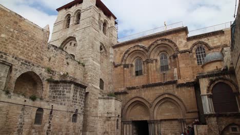 Iglesia-Del-Santo-Sepulcro-En-Jerusalén,-Israel