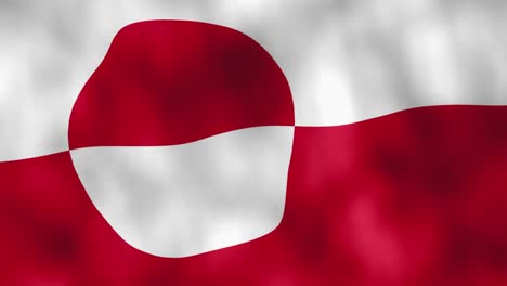 Bandera-Groenlandesa-Ondeando-En-El-Viento