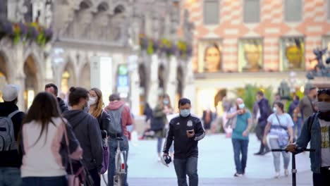 Residents-and-tourists-have-to-wear-a-face-mask-in-downtown-munich-due-to-the-coronavirus-pandemic