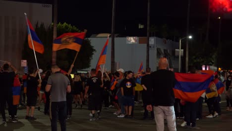 Pro-Armenien-Protest-In-Los-Angeles