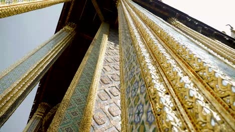 Sonnenuntergang-Nahe-Tempel-In-Bangkok,-Thailand