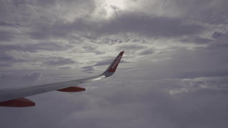 Despegue-Y-Vuelo-Del-Avión-Desde-El-Aeropuerto-De-Amsterdam-Ue-A-Manchester-Uk