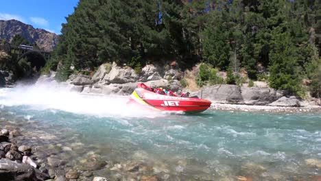 Shotover-Jetbootfahrt-In-Queenstown,-Neuseeland