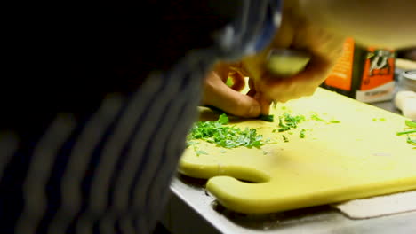 chef-chopping-vegetables-at-a-restaurant