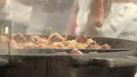 Piping-hot-food-cooking-at-street-market