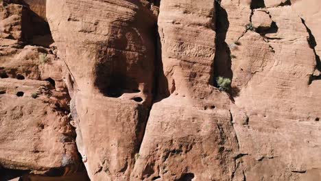 Aerial-video-near-a-cliff-in-the-American-Southwest