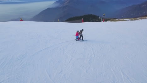 Panoramic-Aerial-Ski-lift-and-Ski-area-view