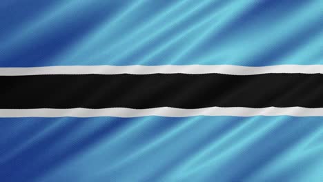 Flag-of-Botswana-Waving-Background