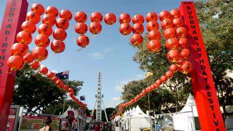 Festival-De-Cumpleaños-De-Buda,-Brisbane-2018-En-Southbank