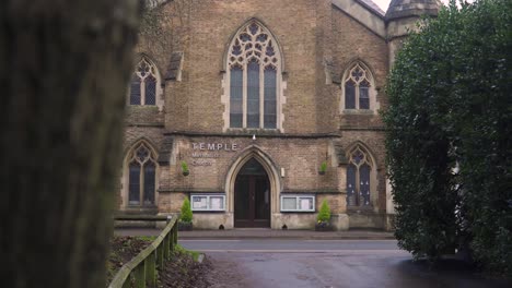 Taunton,-Somerset,-Vereinigtes-Königreich,-Schöne-Aussicht-Auf-Das-Gebäude-Der-Methodistischen-Kirche-Von-Taunton