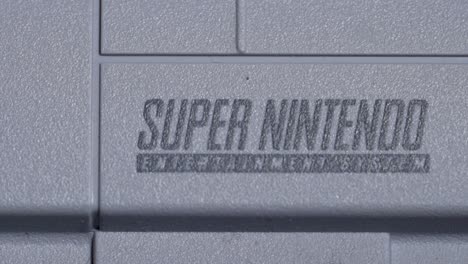 Textura-En-Super-Nintendo,-Consola-De-Videojuegos-Clásica-Retro