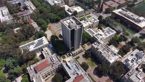 Gebäude-Des-California-Institute-Of-Technology,-Cal-Tech,-Luftaufnahme