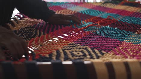 Artists-Artisans-Handicrafts-Handmade-Manufacturing-Unit-Cotton-Silk-Hand-loom-India-Indian-Village-Designs-Thread-Work-Colorful-Yellow-Golden-Culture-Cultural