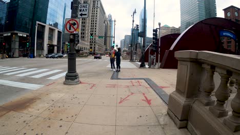 Hyperlapse-Walking-POV-Chicago-City-Street