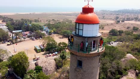 Light-House-of-Mahabalipuram,-Tamil-Nadu,-India