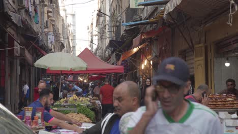 Mercado-De-Frutas-Y-Verduras,-Oran,-Argelia