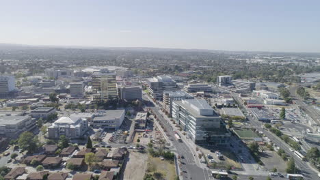 Dandenong-City-from-aerial-perspective-with-many-public-buses-moving-through-the-main-streets-below
