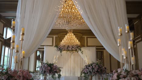 Wedding-Ceremony-Area.-Chandelier-and-candles