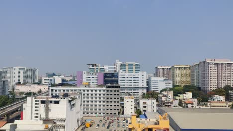 View-of-an-undergoing-construction-of-Metro-work-in-Bengaluru-and-cityscape-view