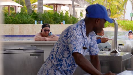 Swim-up-bar-at-tropical-beach-resort