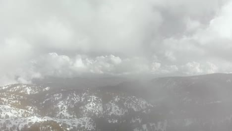 Bosque-Nevado-A-Través-De-Las-Nubes-Montaña