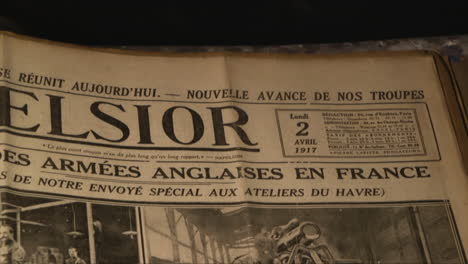 Die-Alte-Französische-Zeitung-Excelsior-Vom-2.-April-1917-über-Die-Ereignisse-Des-Ersten-Weltkriegs