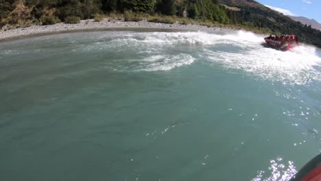 Shotover-Jetbootfahrt-In-Queenstown,-Neuseeland