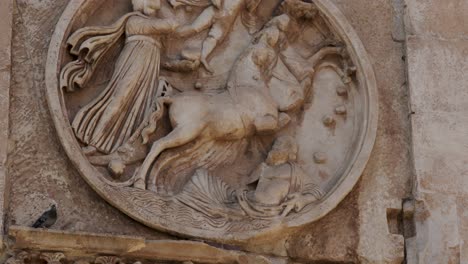 Ancient-Roman-icon-of-Arco-di-Costantino,-Arch-of-Constantine