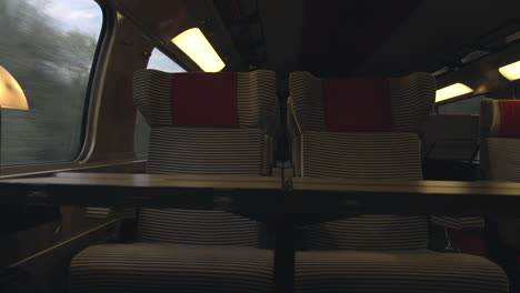 Two-empty-seats-aboard-a-bullet-train-to-Paris