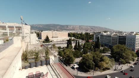 Blick-Auf-Das-Griechische-Parlament