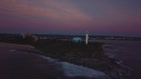 Point-Cartwright-Leuchtturm-Sonnenaufgang---Drohne