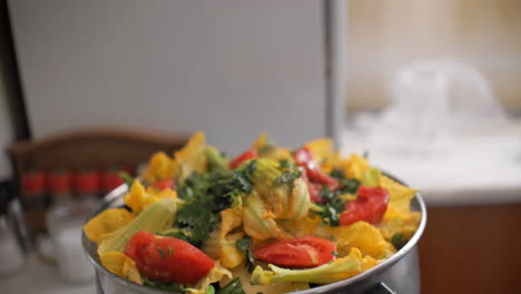 CLOSEUP-footage-of-traditional-greek-healthy-food-with-vegetables