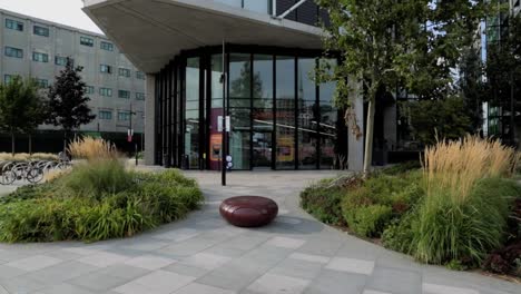 View-of-Sainsbury's-store-and-office-building-at-cringle-street-in-London,-United-Kingdom