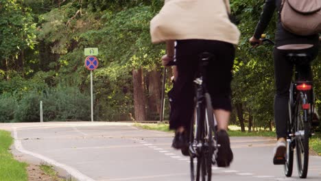 Menschen,-Die-Im-Stadtpark-ökologische-Transportmittel-Nutzen