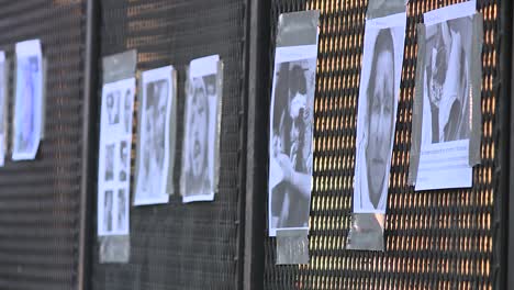 PICTURES-OF-VICTIMS-OF-POLICE-AND-FEDERAL-AGENT-VIOLENCE-ON-JUSTICE-CENTER-FENCE-PORTLAND-OREGON