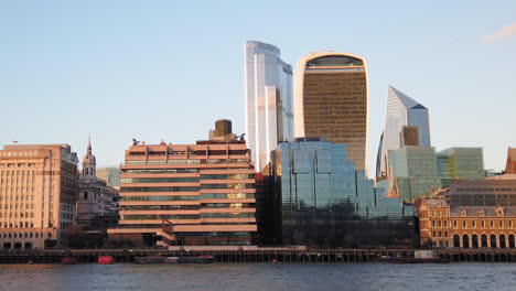 Corporate-office-business-skyscrapers-skyline-on-the-riverside