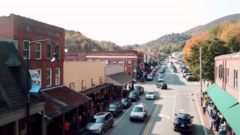 Boone-North-Carolina,-Boone-NC-Aerial-in-4k