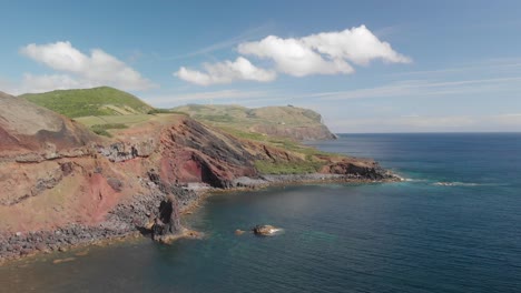 Drone-footage-of-a-beautiful-landscape-in-Graciosa-Island,-Azores