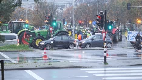 Bauern-Protestieren-In-Den-Haag,-Holland