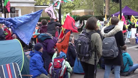 Manifestantes-De-Rebelión-De-Extinción-En-Londres,-Reino-Unido.-09-10-19