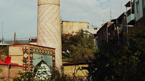 Minarett-Der-Blauen-Moschee-In-Eriwan