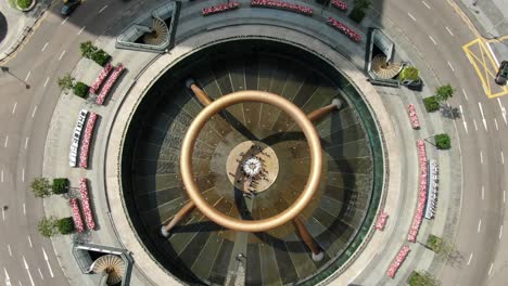 Fountain-of-Wealth---Drone-aerial-footage-taken-at-Singapore's-Suntec-City-Central-Business-District